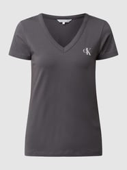 Body z nadrukiem z logo  od Calvin Klein Jeans Szary - 12