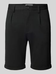 Bermudas mit Bundfalten von Lindbergh Schwarz - 33