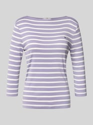 Bluzka o kroju slim fit z czystej bawełny z rękawem o dł. 3/4 od Tommy Hilfiger - 44