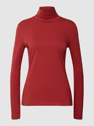 Shirt met lange mouwen en col van Esprit Oranje - 43