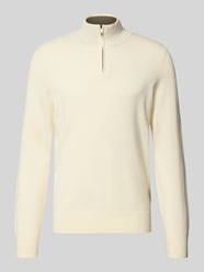 Regular fit schipperstrui van een mix van scheerwol en kasjmier, model 'HEMARLO' van BOSS - 35