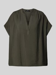 Bluse mit V-Ausschnitt Modell 'Zinou' von Someday Grün - 9