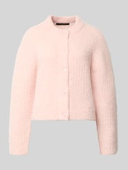 Relaxed fit gebreid jack met wol, model 'CARMEN' van Vero Moda Fuchsia - 2