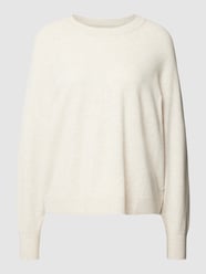 Strickpullover mit U-Boot-Ausschnitt von Marc O'Polo Denim Beige - 41