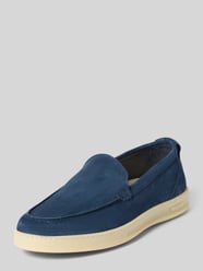 Sneakersy wsuwane ze skóry od Woolrich - 5