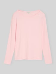 Langarmshirt mit U-Boot-Ausschnitt von Tom Tailor Pink - 18