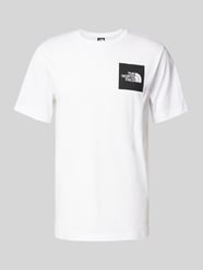 T-Shirt mit Label-Print von The North Face Weiß - 15