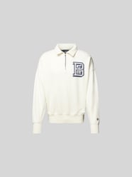 Sweatshirt mit Label-Print von Billionaire Boys Club Beige - 11