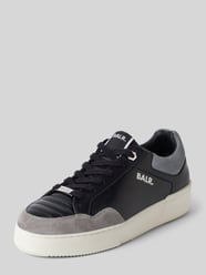 Sneaker aus reinem Leder mit Label-Print von Balr. Schwarz - 4