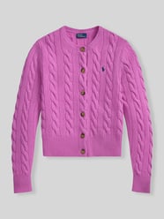 Regular fit gebreid jack van wol met kasjmier-aandeel van Polo Ralph Lauren - 12