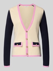 Regular fit cardigan van puur katoen van Christian Berg Woman Beige - 38