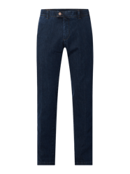 Jeans mit Label-Patch von Eurex By Brax Blau - 13