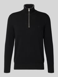 Regular Fit Troyer Baumwoll-Schurwoll-Mix von Marc O'Polo - 37