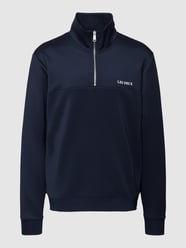 Sweatshirt mit Stehkragen Modell 'Ballier Track' von Les Deux Blau - 43