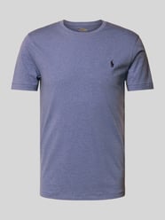 Custom Slim Fit T-Shirt mit Rundhalsausschnitt von Polo Ralph Lauren Blau - 36