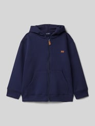 Sweatjacke mit Känguru-Tasche von Blue Seven Blau - 28