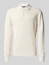 Gebreide pullover met polokraag van Barbour Beige - 23