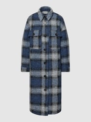Mantel mit Allover-Muster von Jake*s Casual Blau - 7