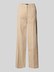 Hose aus Leinen-Mix mit Bügelfalten Modell 'MIRA' von CAMBIO Beige - 2