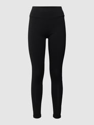 Leggings mit Logo-Print Modell 'PANTALONI' von EA7 Emporio Armani Schwarz - 39