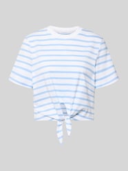 T-shirt in all-over look met knoopdetail van Rich & Royal - 9