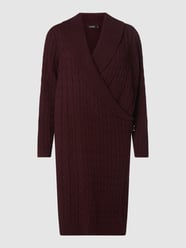 PLUS SIZE Strickkleid in Wickel-Optik  von Lauren Ralph Lauren Curve Rot - 17