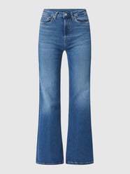Jeansy z poszerzaną nogawką, wysokim stanem i dodatkiem streczu model ‘Willa’ od Pepe Jeans Niebieski - 33