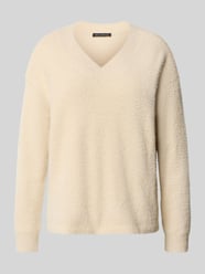 Strickpullover mit V-Ausschnitt von Betty Barclay Beige - 23