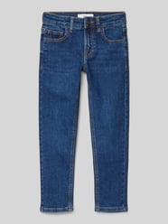 Slim Fit Jeans im 5-Pocket-Design von Mango Blau - 14