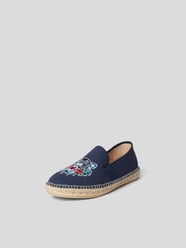 Espadrilles mit Logo-Stitching von Kenzo Blau / Türkis - 44
