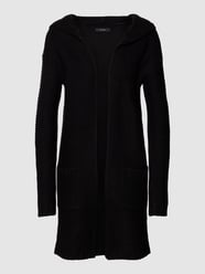 Longcardigan mit Kapuze von Vero Moda Grau / Schwarz - 11