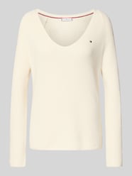 Sweter z dzianiny o kroju regular fit z czystej bawełny od Tommy Hilfiger - 33