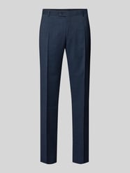 Regular fit pantalon met persplooien van bugatti - 12