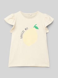 T-Shirt mit Motiv- und Statement-Print Modell 'FOLLYGLITTER' von Name It - 2