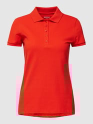 Blouseshirt met platte kraag van Montego Oranje - 41