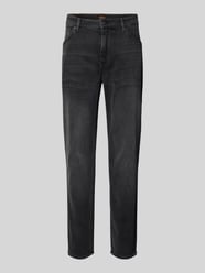 Regular Fit Jeans mit Label-Patch Modell 'ONYX' von BOSS Orange - 27