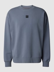 Sweatshirt mit überschnittenen Schultern Modell 'Dettil' von HUGO Blau - 13