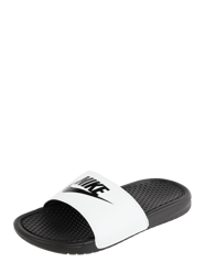 Slides mit Logo-Print Modell 'Benassi' von Nike Weiß - 27