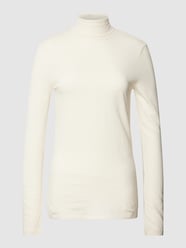 Longsleeve mit Rollkragen von Marc O'Polo Denim Beige - 8