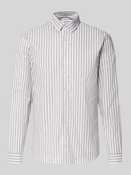 Relaxed Fit Freizeithemd mit Button-Down-Kragen von Lindbergh - 7
