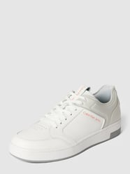 Sneaker mit Label-Details Modell 'BASKET CUPSOLE' von Calvin Klein Jeans Weiß - 28