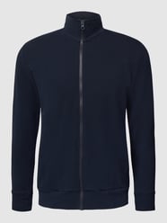 Sweatjacke mit Stehkragen Modell 'ENJOY' von Mey Blau - 1