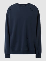 Sweatshirt im Destroyed-Look  von Progetto7 Blau - 11