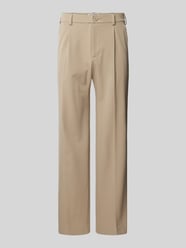 Regular Fit Bundfaltenhose mit Bügelfalten Modell 'LUCIANO' von JAKE*S STUDIO MEN Grau - 22