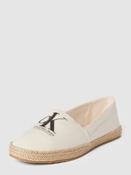 Espadrilles mit Label-Detail Modell 'MONO' von Calvin Klein Jeans Weiß - 30