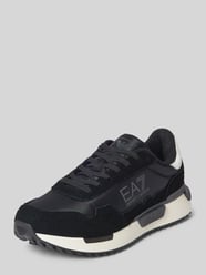 Sneaker aus Leder-Textil-Mix Modell 'VINTAGE RUNNING' von EA7 Emporio Armani - 8