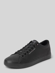 Lage sneakers van zuiver leer van Tommy Hilfiger - 28