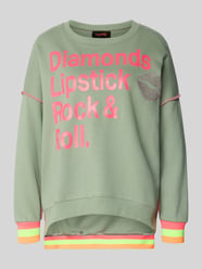 Oversized sweatshirt met geribde boorden van miss goodlife - 24