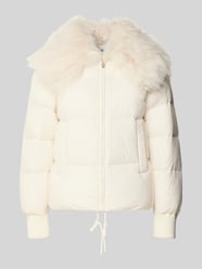 Kurtka pikowana o kroju regular fit z szerokim obszyciem ze sztucznego futra model ‘FUJI-1’ od Hugo Blue - 3