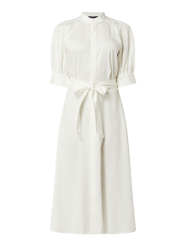 Seidenkleid mit Taillenband  von Polo Ralph Lauren Weiß - 46